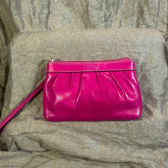 Coach Handbags - Pink Coach Wristlet